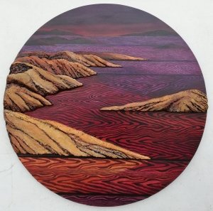 The Wine-Dark Sea, painting by Dean Bradley